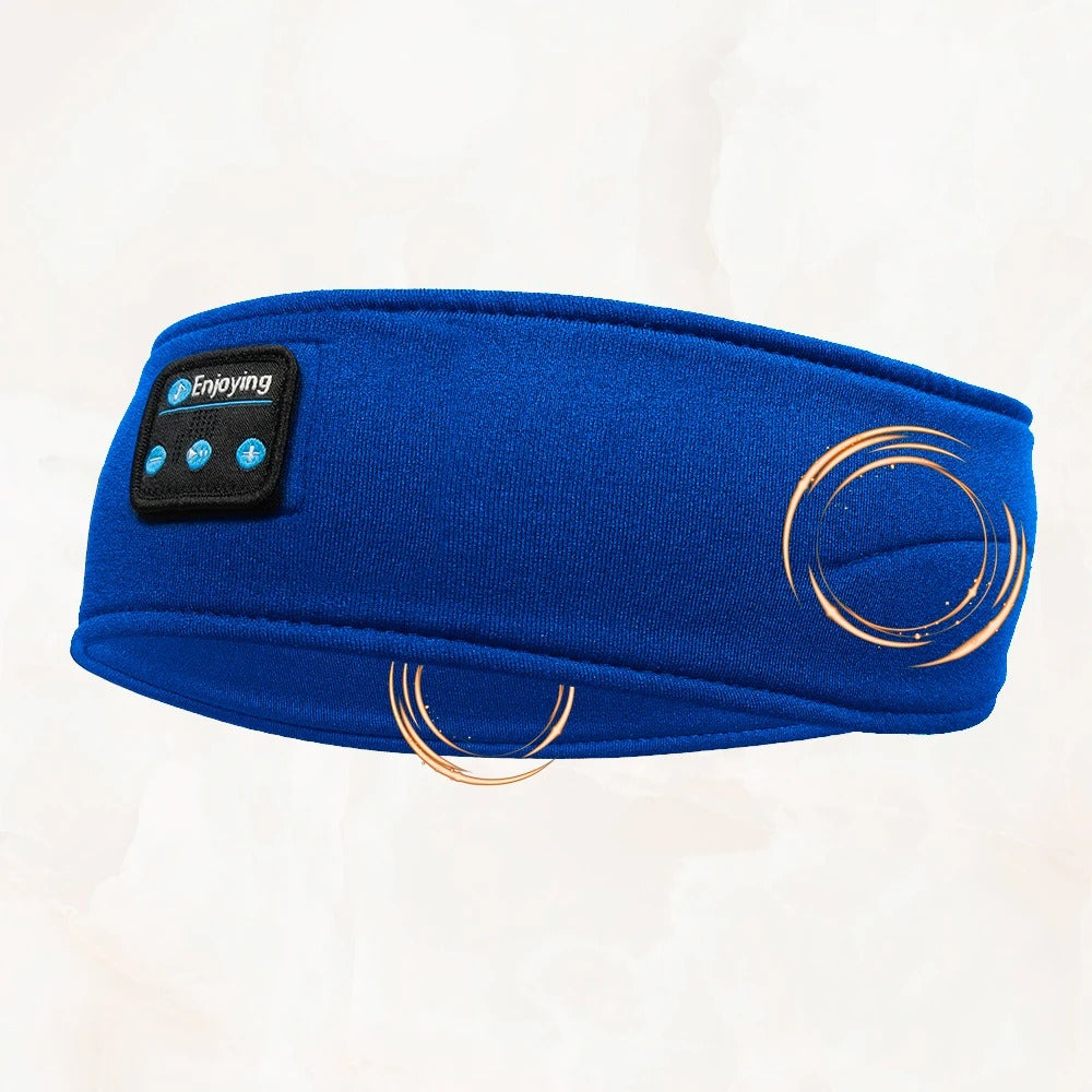 HOMEFISH BT Wireless Sleep Headband Earphones | Sports & Sleeping Bluetooth Music Eye Mask Headset | Elastic Comfortable Sleep Headphones