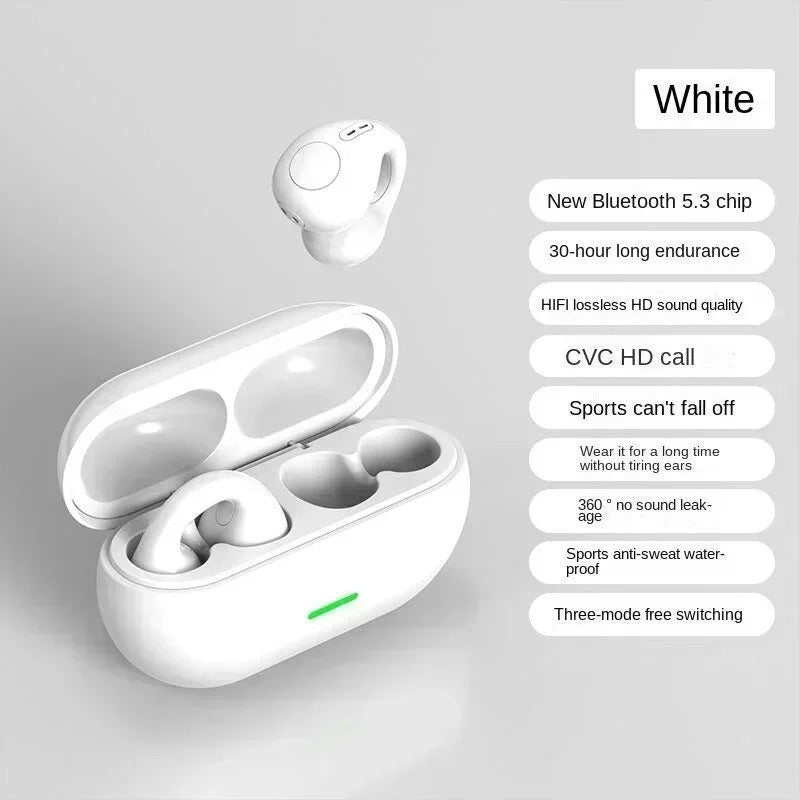 Original T75 Bone Conduction Wireless Bluetooth 5.3 Headphones | Sports Waterproof Open-Ear HiFi Sound Quality TWS Earphones