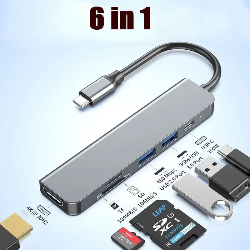 5-Port USB-C Hub 4K HDMI