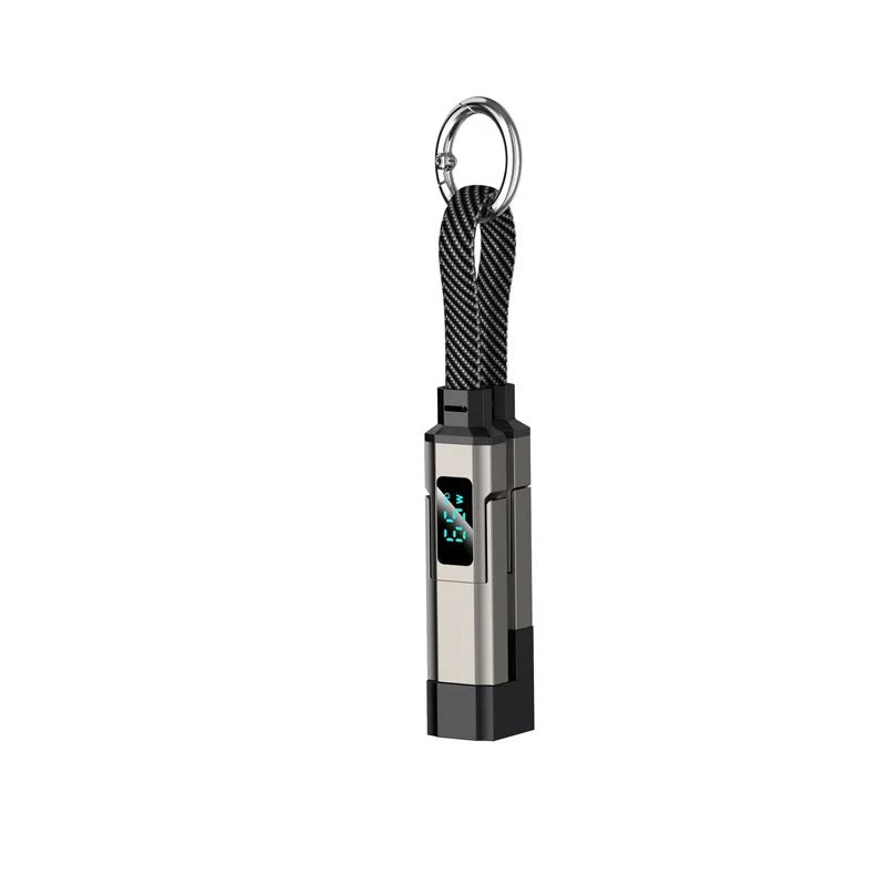 65W 4-in-1 Keychain Charging Cable