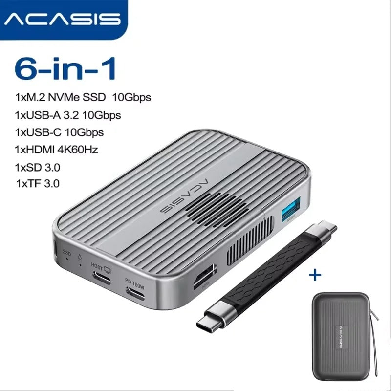 ACASIS 10Gbps M.2 SSD Dock with Bag