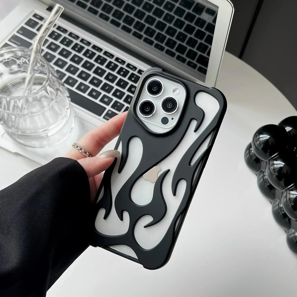 Flame Hollow iPhone Case