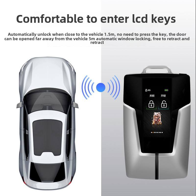 Smart Digital LCD Key Shell Modification for Mercedes-Benz and BMW Car Accessories Vehicle Keys