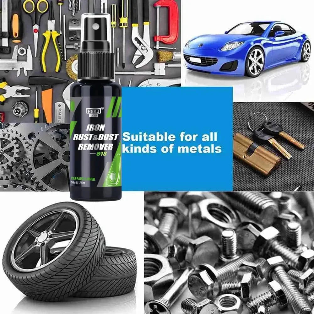Iron Powder & Rust Remover Spray for Metal Surface Protection