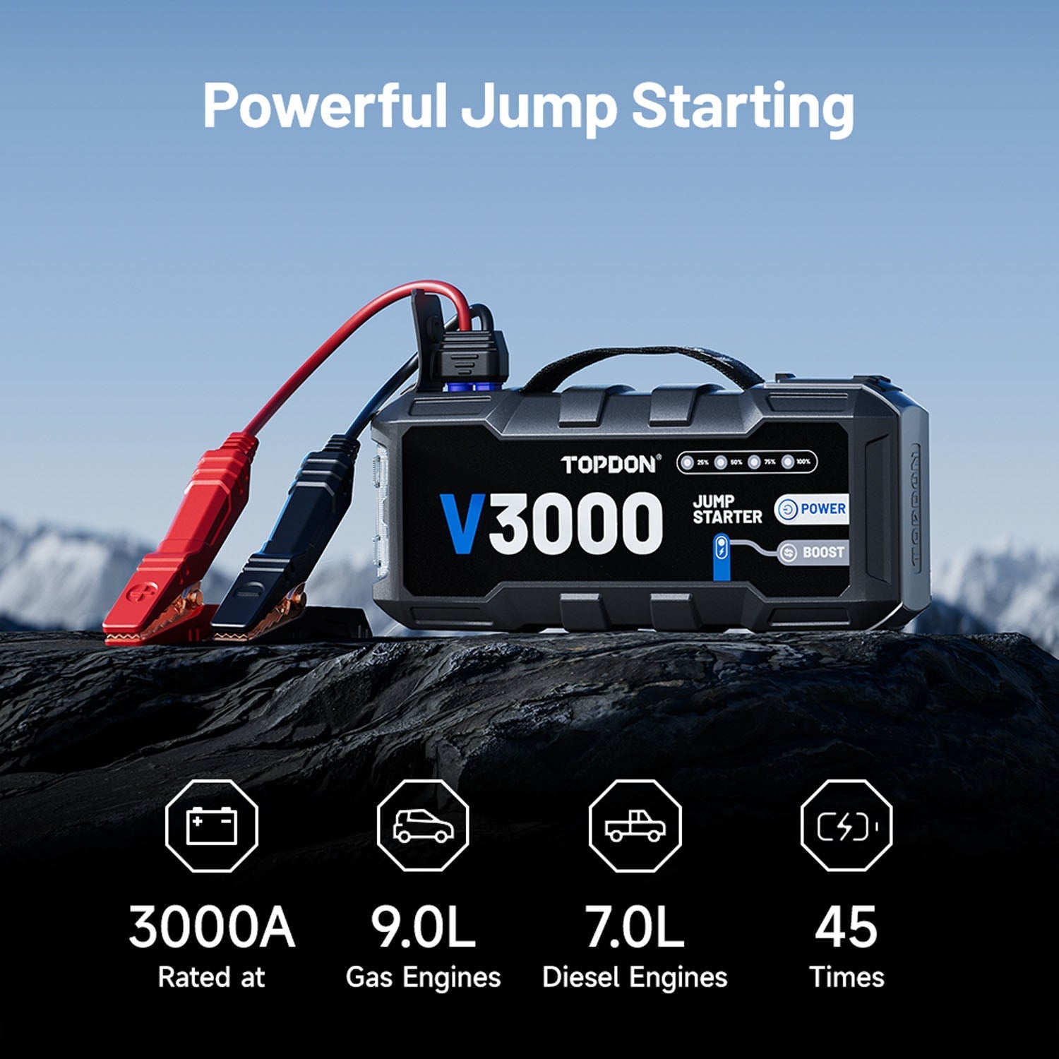 TOPDON V3000 3000A Jump Starter