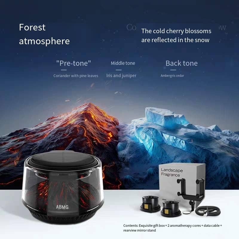 Deviceus Volcano & Glacier Smart Car Air Freshener Diffuser