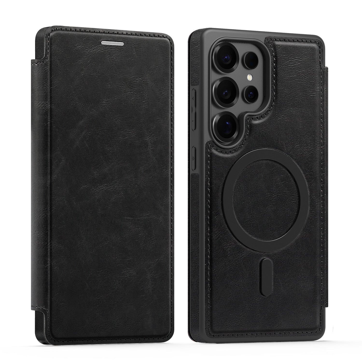 Leather Wallet Case for Samsung