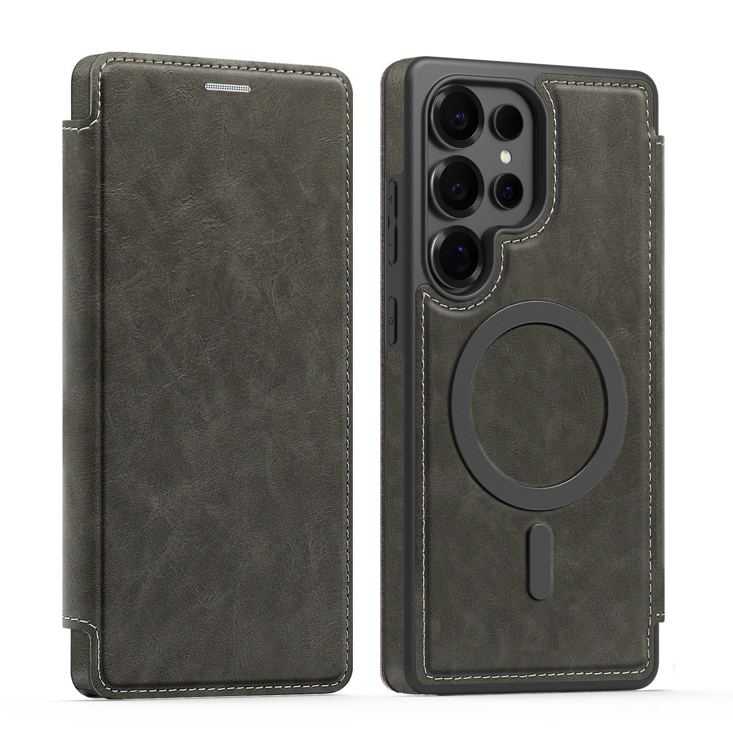 Leather Wallet Case for Samsung